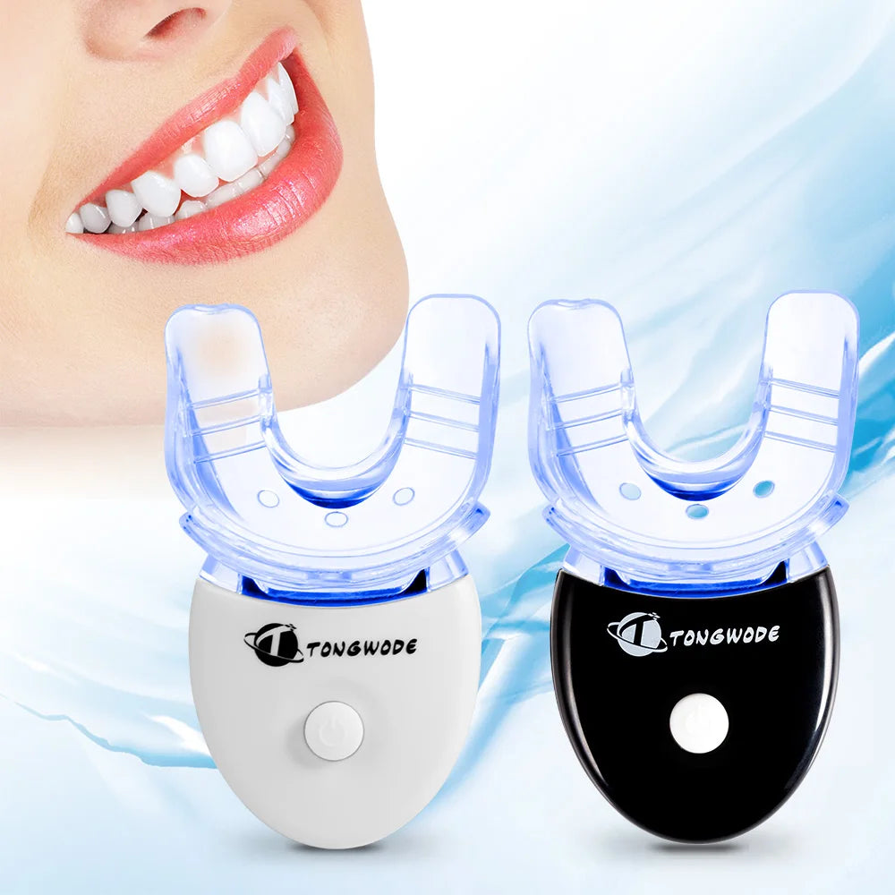 DENTAL BLEACHING TEETH WHITENING KIT WITH TEETH WHITENING LED ACCELERATOR