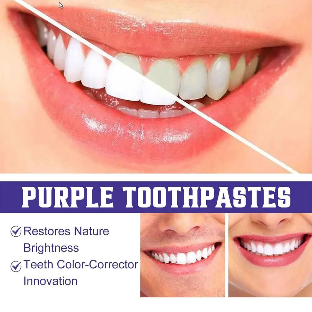 PURPLE TOOTHPASTE DEEP CLEANING 1/3/5PCS