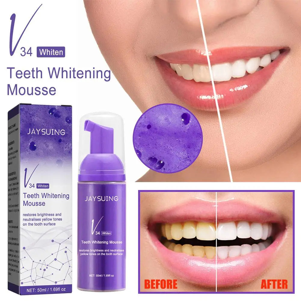 MOUSSE TOOTHPASTE REMOVING YELLOW TEETH CLEANING