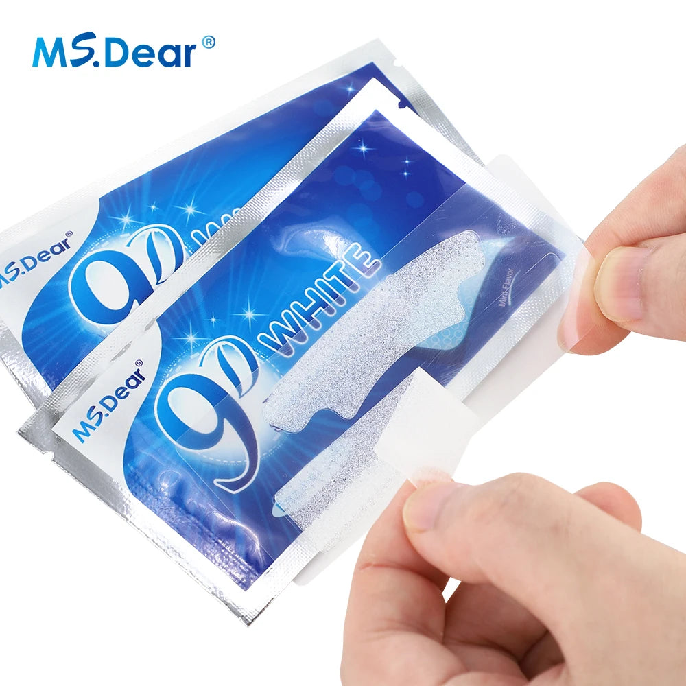 ✅ 9D WHITENING TEETH STRIPS – MINT-FRESH SMILE ✨